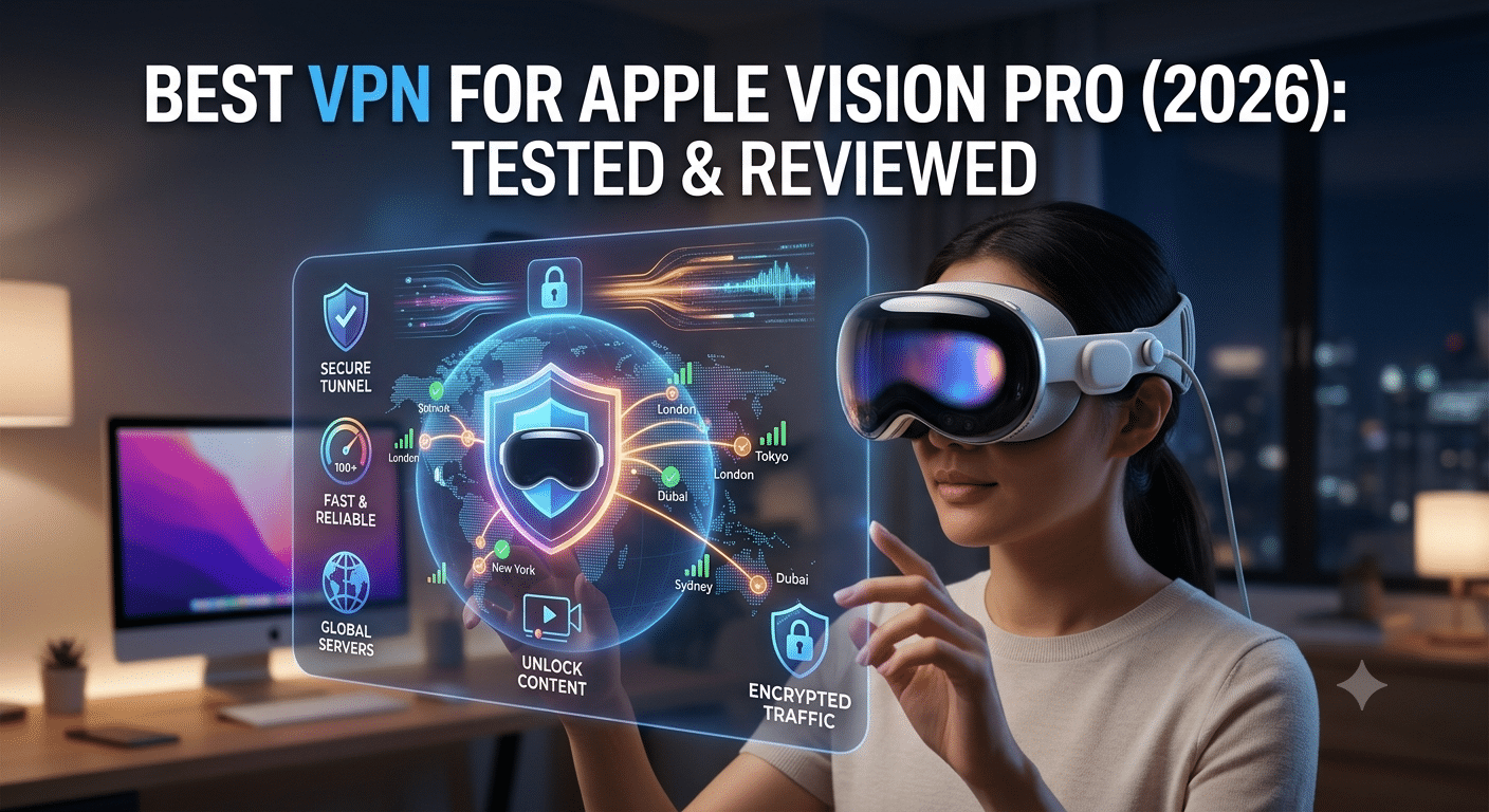 Best VPN for Apple Vision Pro (2026): Tested & Reviewed