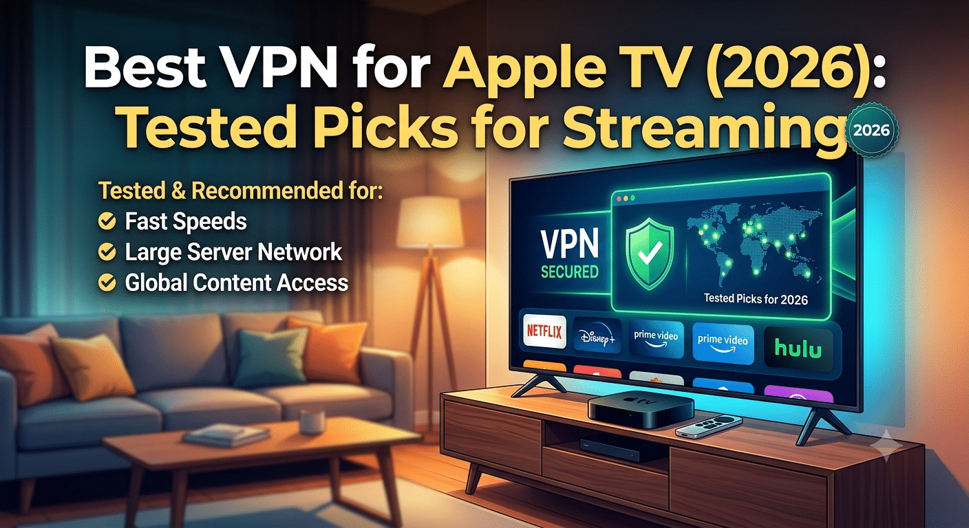 Best VPN for Apple TV (2026): Tested Picks for Streaming