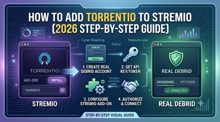 How to Add Torrentio to Stremio (2026 Step-by-Step Guide)
