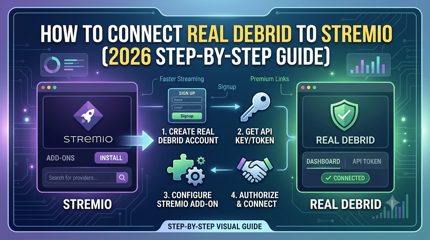 How to Connect Real Debrid to Stremio (2026 Step-by-Step Guide)